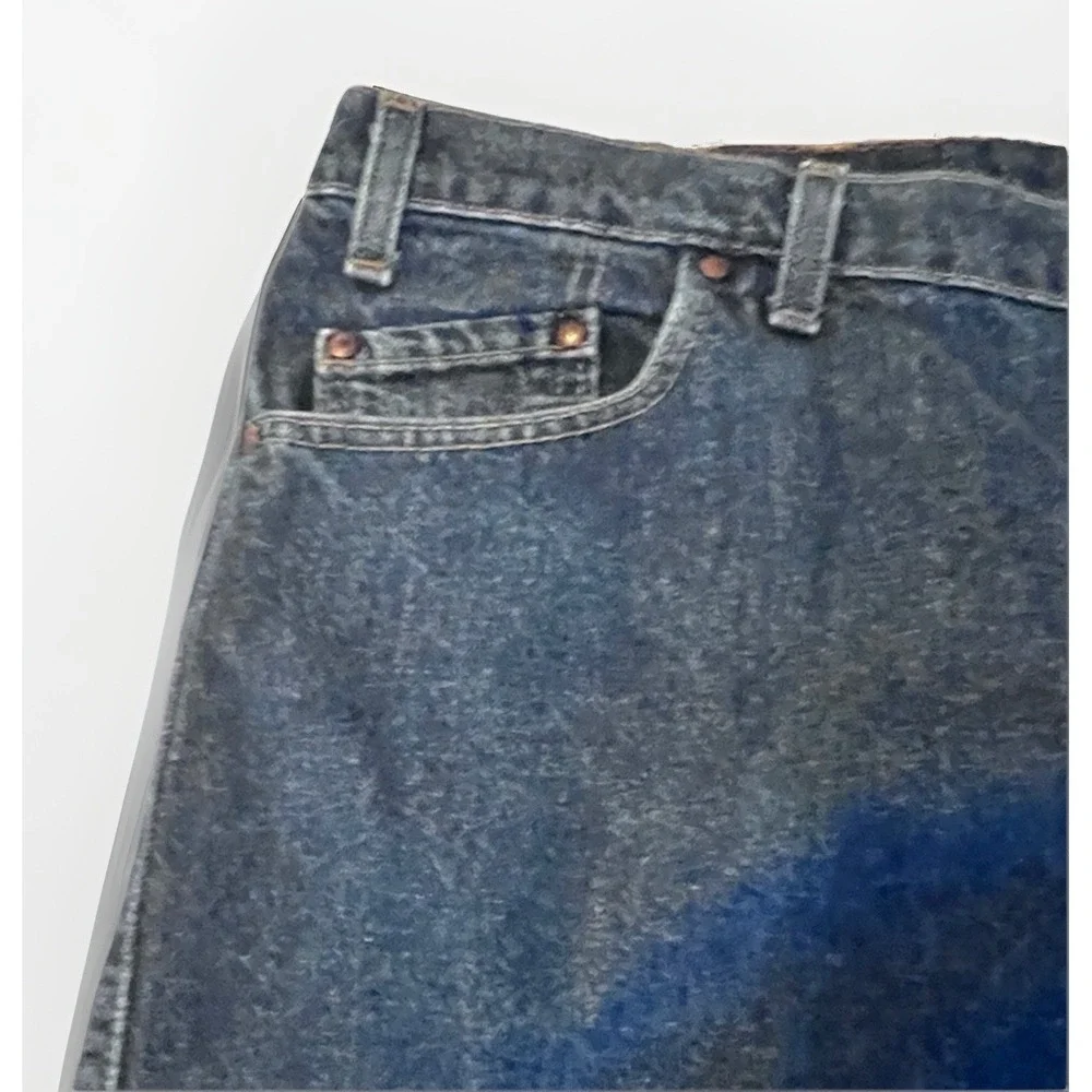 Vintage 90s LEVIS 540 BROWN TAB Relaxed‎ Fit Made In USA Blue Jeans 42X30